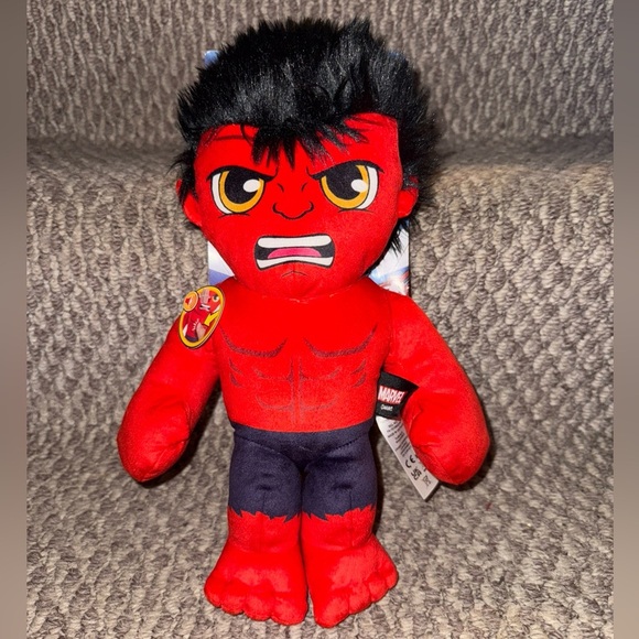 Marvel Plush Talkers 11.75” Red Hulk Captain America Brave New World Plush Doll - Picture 2 of 7